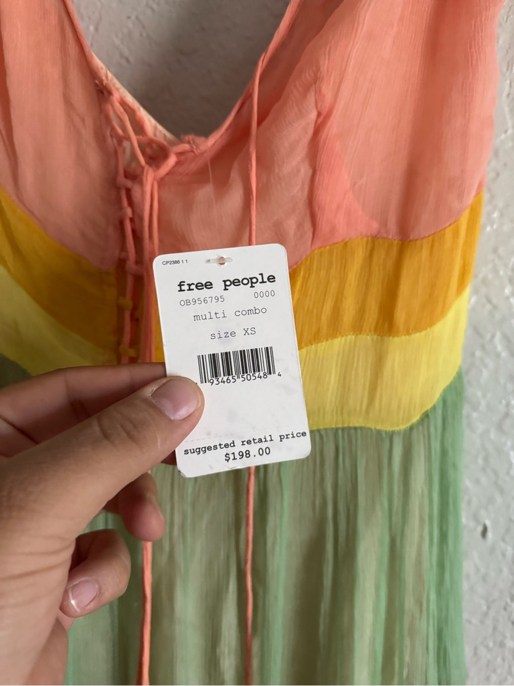 NWT Free People Tiered Hocus Pocus Maxi Dress - Picture 3 of 4